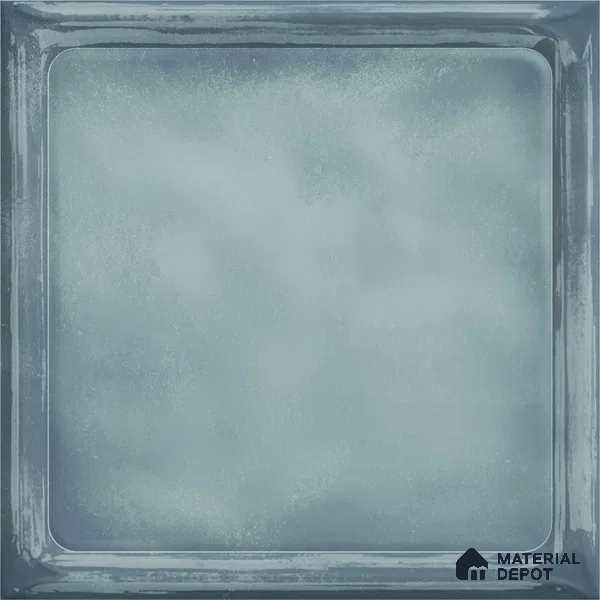 Subway Wall Tile TL 06439 Glaciera Lagoon Plain 8 x 8 inch Ceramic Glossy Finish - 6 mm | 24 Random Design | Suitable for Accent / Feature Walls, Bathroom, Kitchen Wall & Backsplashes (Sample)