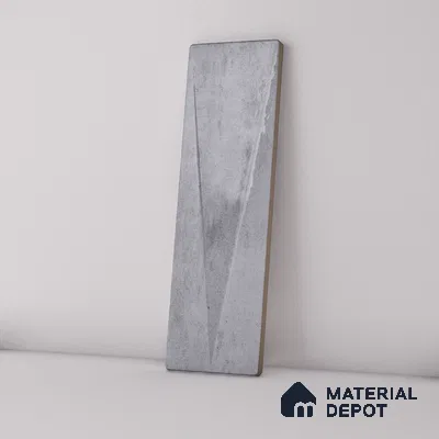 Subway Wall Tile TL 06164 C Solara Lunar Stone Decor 9 x 3 inch Ceramic Glossy Finish - 10 mm | 25 Random Design | Suitable for Accent / Feature Walls, Bathroom, Kitchen Wall & Backsplashes (Sample)