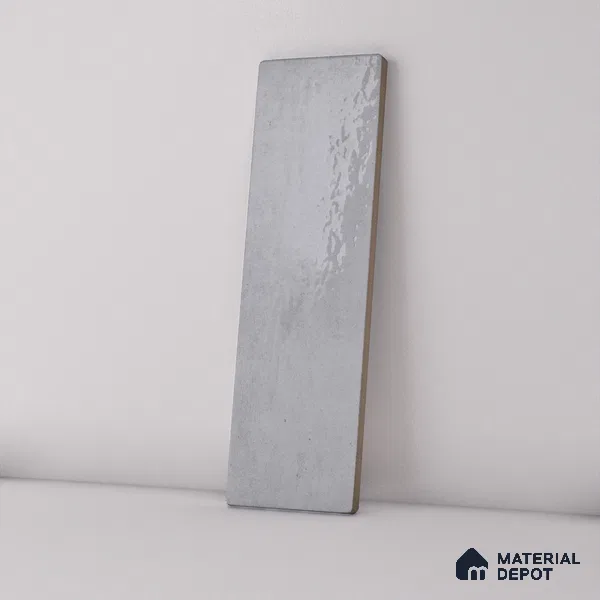 Subway Wall Tile TL 06164 D Solara Lunar Stone Base 9 x 3 inch Ceramic Glossy Finish - 10 mm | 25 Random Design | Suitable for Accent / Feature Walls, Bathroom, Kitchen Wall & Backsplashes