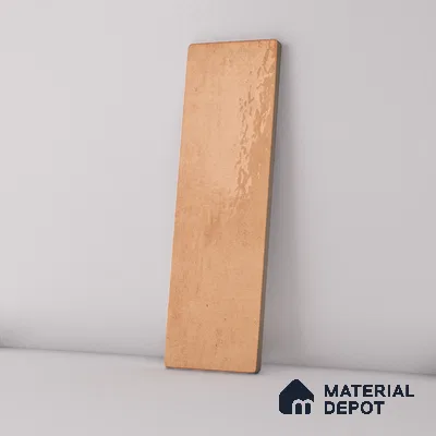 Subway Wall Tile TL 06164 H Solara Soft Dune Base 9 x 3 inch Ceramic Glossy Finish - 10 mm | 25 Random Design | Suitable for Accent / Feature Walls, Bathroom, Kitchen Wall & Backsplashes (Sample)