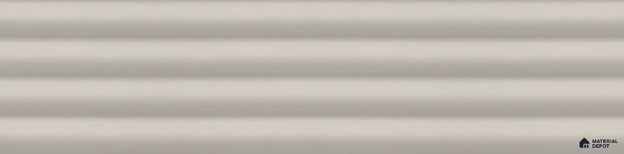 Fluted Subway Wall Tile TL 06165 E Whistle Pebble Veil 12 x 3 inch Ceramic Matte Finish - 10 mm | Suitable for Accent / Feature Walls, Bathroom, Kitchen Wall & Backsplashes