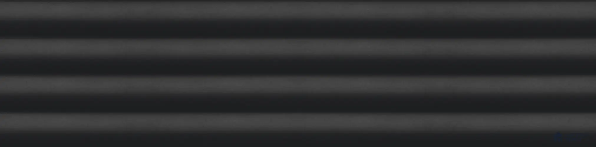 Fluted Subway Wall Tile TL 06165 C Whistle Raven Shadow 12 x 3 inch Ceramic Matte Finish - 10 mm | Suitable for Accent / Feature Walls, Bathroom, Kitchen Wall & Backsplashes