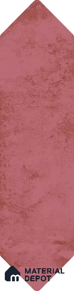 Subway Wall Tile TL 06163 C Cavalier Picket Rose Glow 12 x 3 inch Ceramic Glossy Finish - 10 mm | 16 Random Design | Suitable for Accent / Feature Walls, Bathroom, Kitchen Wall & Backsplashes