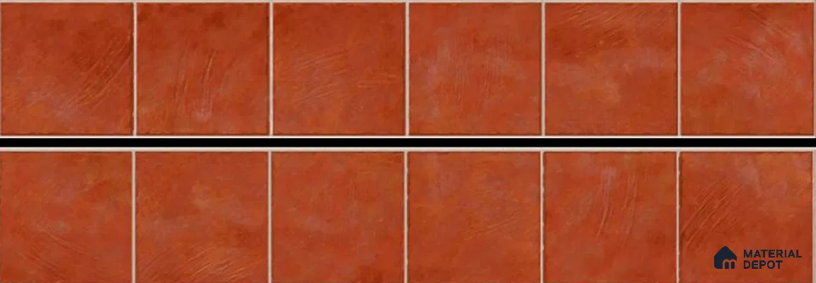 Stone Look Floor Tile TL 06574 G Penny Brown Art 35 Inch x 6 Inch Vitrified Matte Finish - 9 mm | Suitable for Living Room, Kitchen & Bedroom