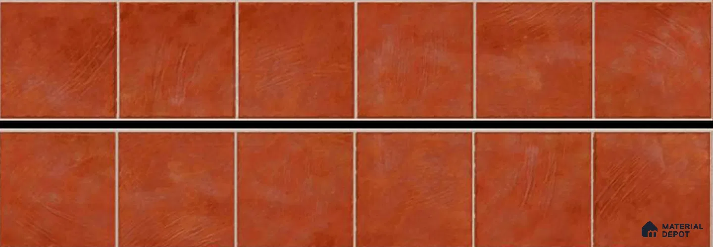 Stone Look Floor Tile TL 06574 G Penny Brown Art 35 Inch x 6 Inch Vitrified Matte Finish - 9 mm | Suitable for Living Room, Kitchen & Bedroom