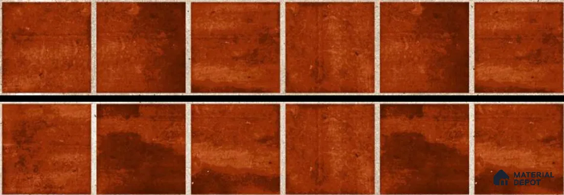 Stone Look Floor Tile TL 06573 E Cicilia Marron Art 35 Inch x 6 Inch Vitrified Matte Finish - 9 mm | Suitable for Living Room, Kitchen & Bedroom (Sample)