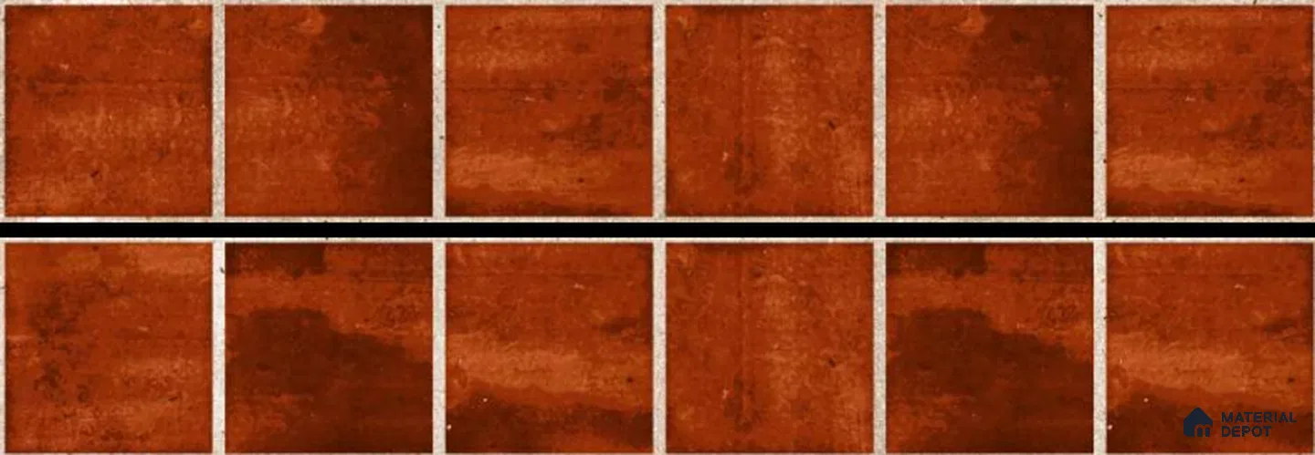 Stone Look Floor Tile TL 06573 E Cicilia Marron Art 35 Inch x 6 Inch Vitrified Matte Finish - 9 mm | Suitable for Living Room, Kitchen & Bedroom (Sample)