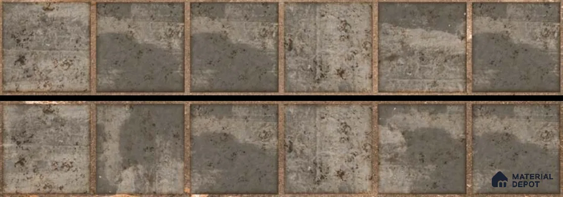 Stone Look Floor Tile TL 06573 Cicilia Verde Art 35 Inch x 6 Inch Vitrified Matte Finish - 9 mm | Suitable for Living Room, Kitchen & Bedroom