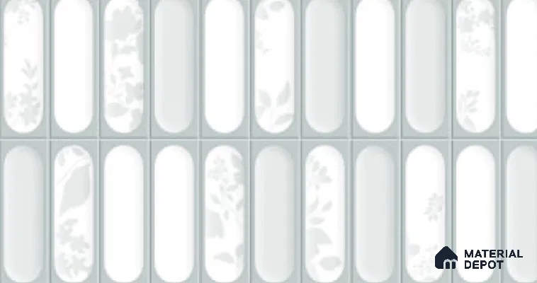 Faux Subway Wall Tile TL 06540 V Lorient Aqua 2 ft x 1 ft Ceramic Matte Finish - 8 mm | Suitable For Kitchen Backsplash, Bathroom & Basin Accent