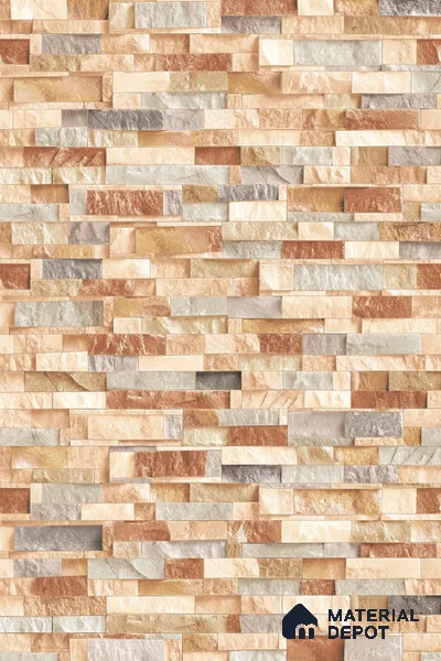 TL 00132 B Latte 2 ft x 1 ft Matte Finish Ceramic High Depth Elevation Wall Tile - 9 mm