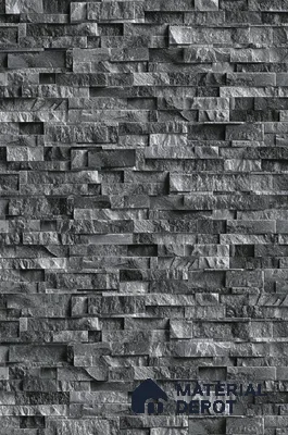 TL 00132 D Noir Black 2 ft x 1 ft Matte Finish Ceramic High Depth Elevation Wall Tile - 9 mm