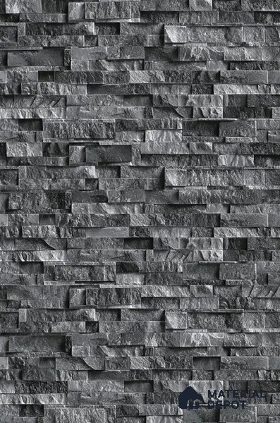 TL 00132 D Noir Black 2 ft x 1 ft Matte Finish Ceramic High Depth Elevation Wall Tile - 9 mm
