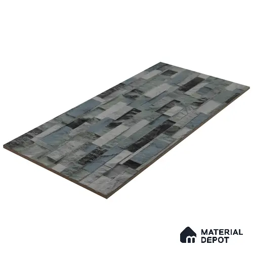 TL 00132 A Azul Grey 2 ft x 1 ft Matte Finish Ceramic High Depth Elevation Wall Tile - 9 mm