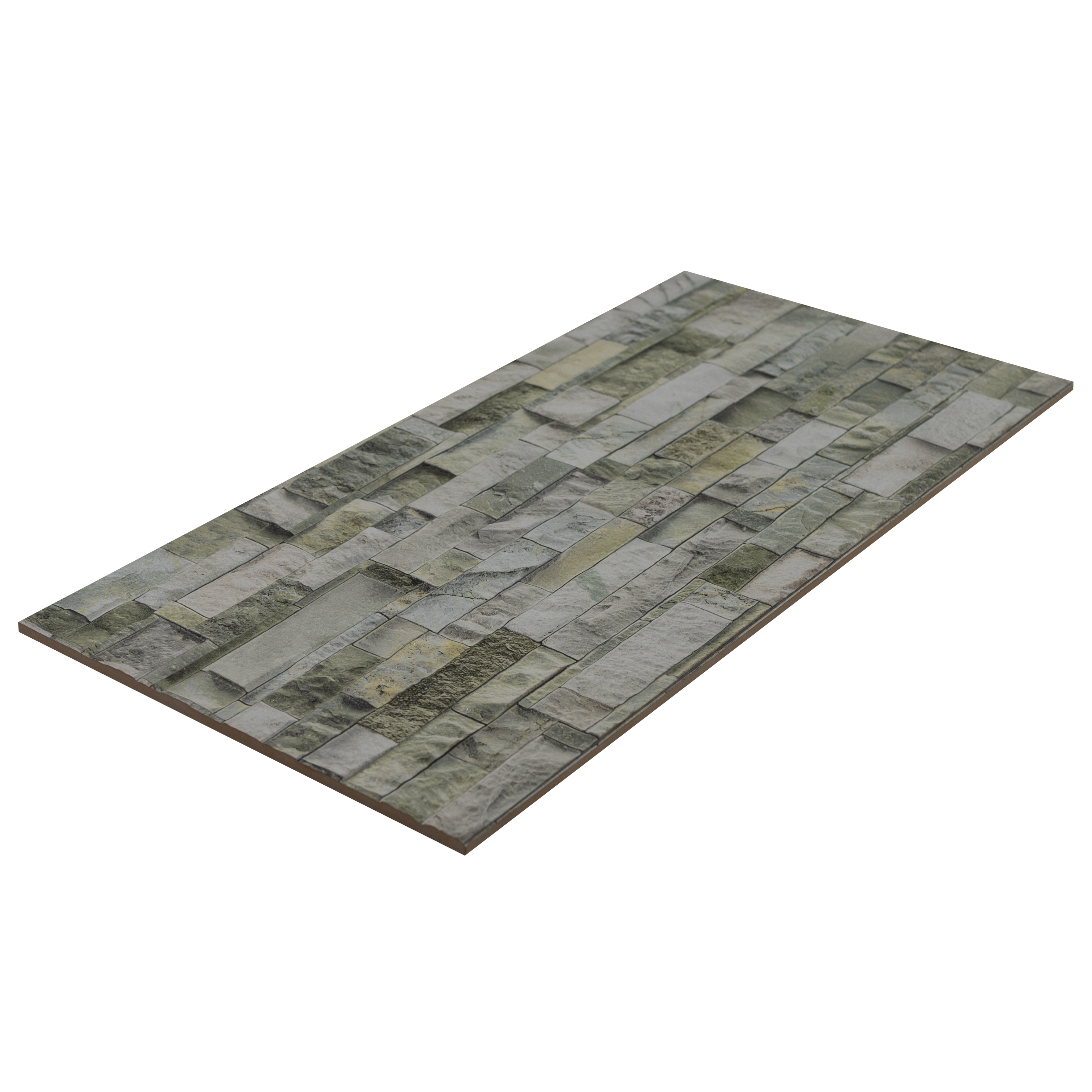 TL 00132 C Ash Grey 2 ft x 1 ft Matte Finish Ceramic High Depth Elevation Wall Tile - 9 mm