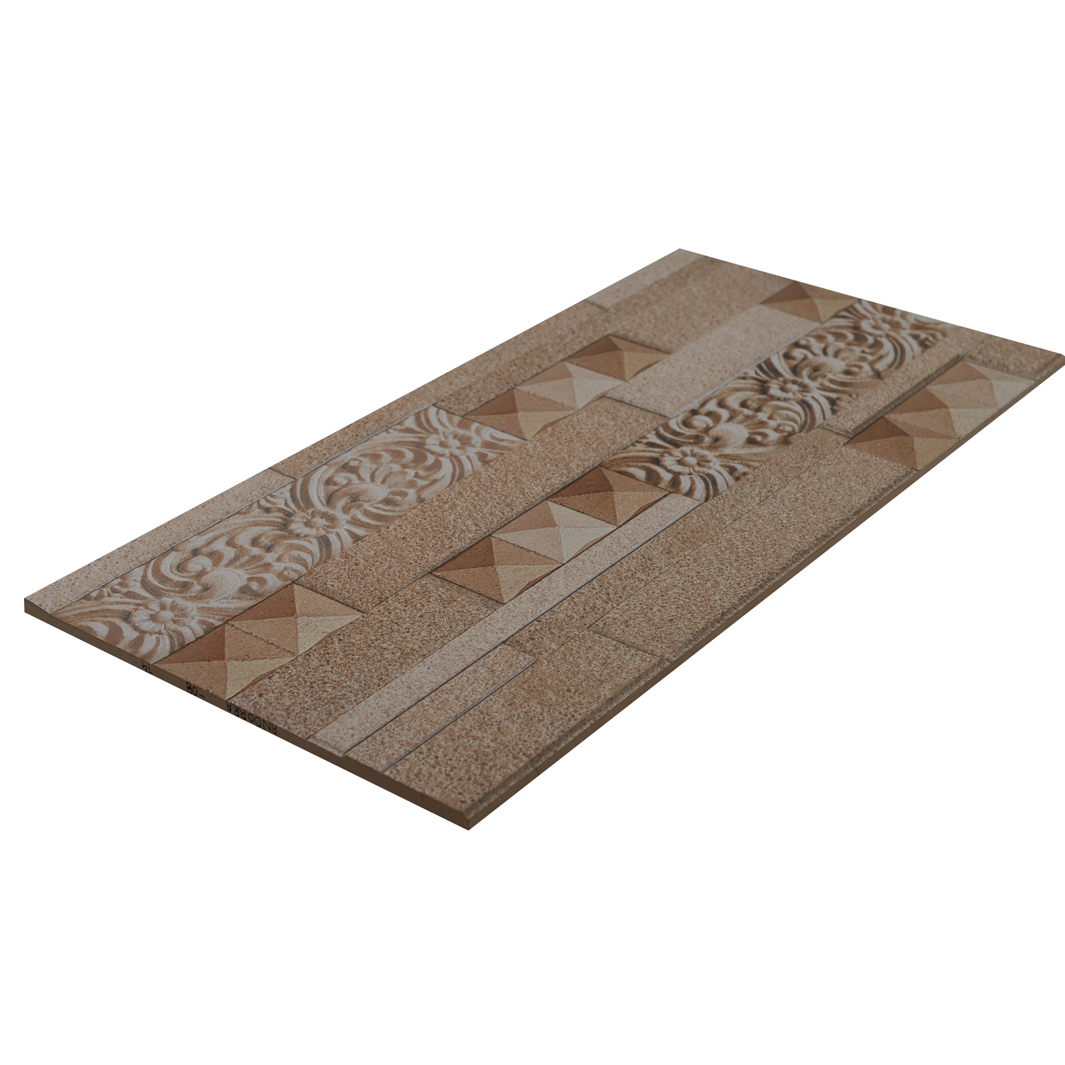 TL 00123 Beige 2 ft x 1 ft Matte Finish Ceramic High Depth Elevation Wall Tile - 9 mm