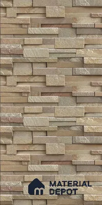 TL 00112 C Marrone Brown 18 x 12 inch Matte Finish Ceramic High Depth Elevation Wall Tile - 8 mm