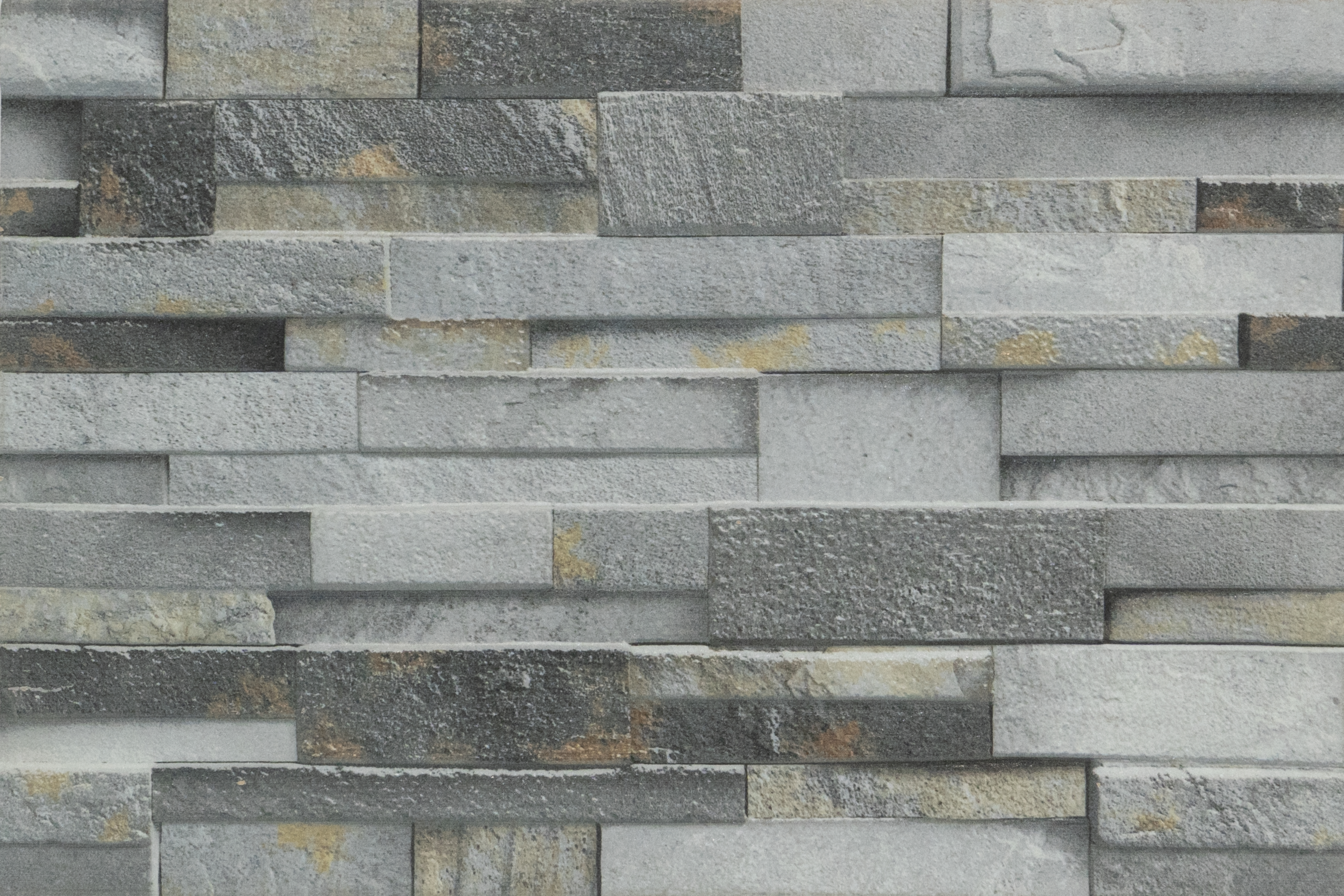 TL 00112 B Misty Grey 18 x 12 inch Matte Finish Ceramic High Depth Elevation Wall Tile - 8 mm