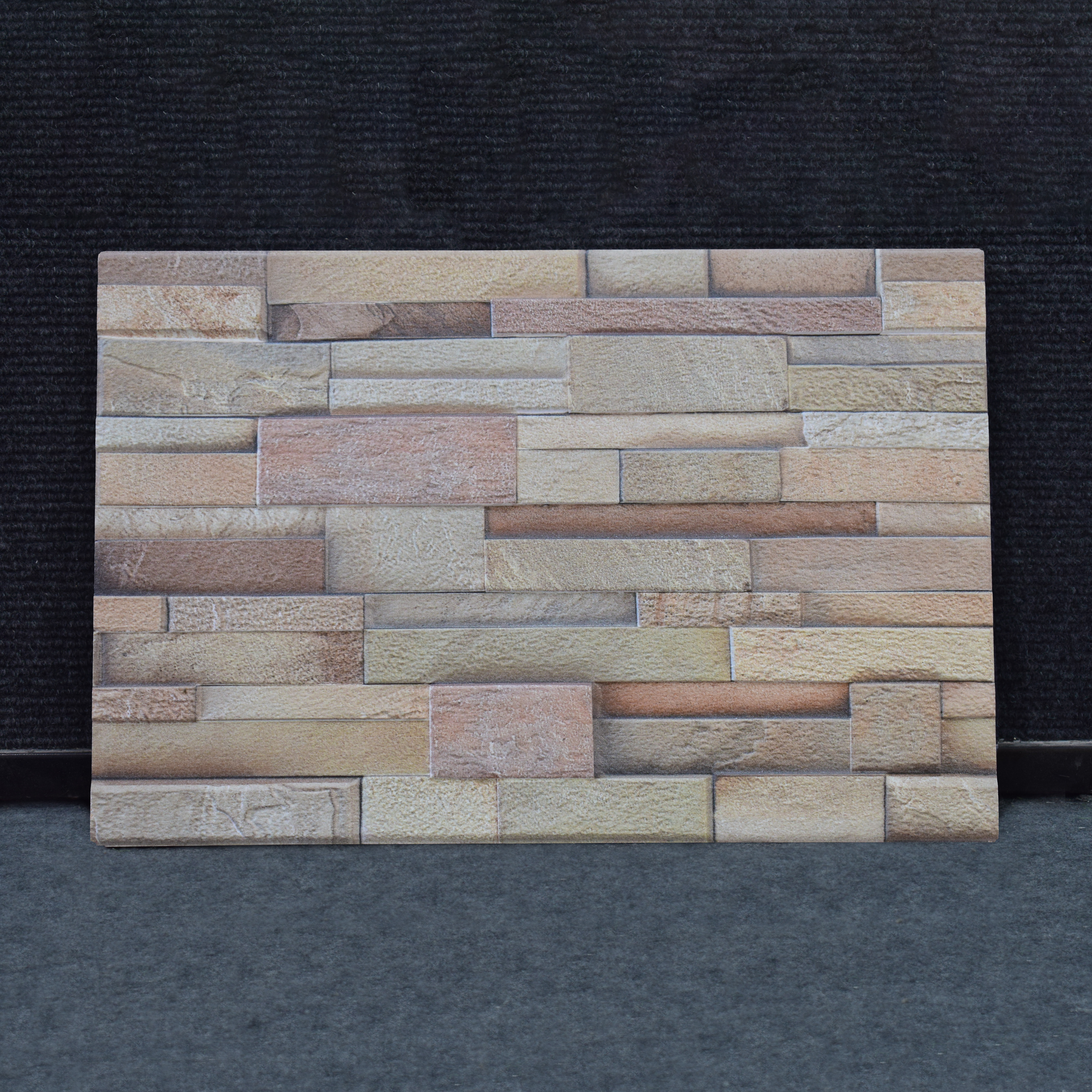 TL 00112 C Marrone Brown 18 x 12 inch Matte Finish Ceramic High Depth Elevation Wall Tile - 8 mm