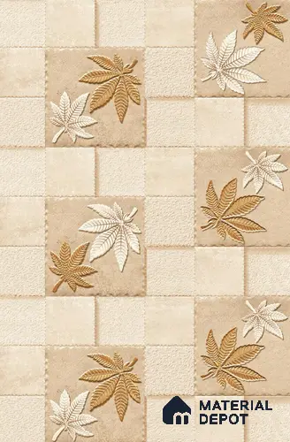TL 00128 A Buff Beige 2 ft x 1 ft Matte Finish Ceramic High Depth Elevation Wall Tile - 9 mm