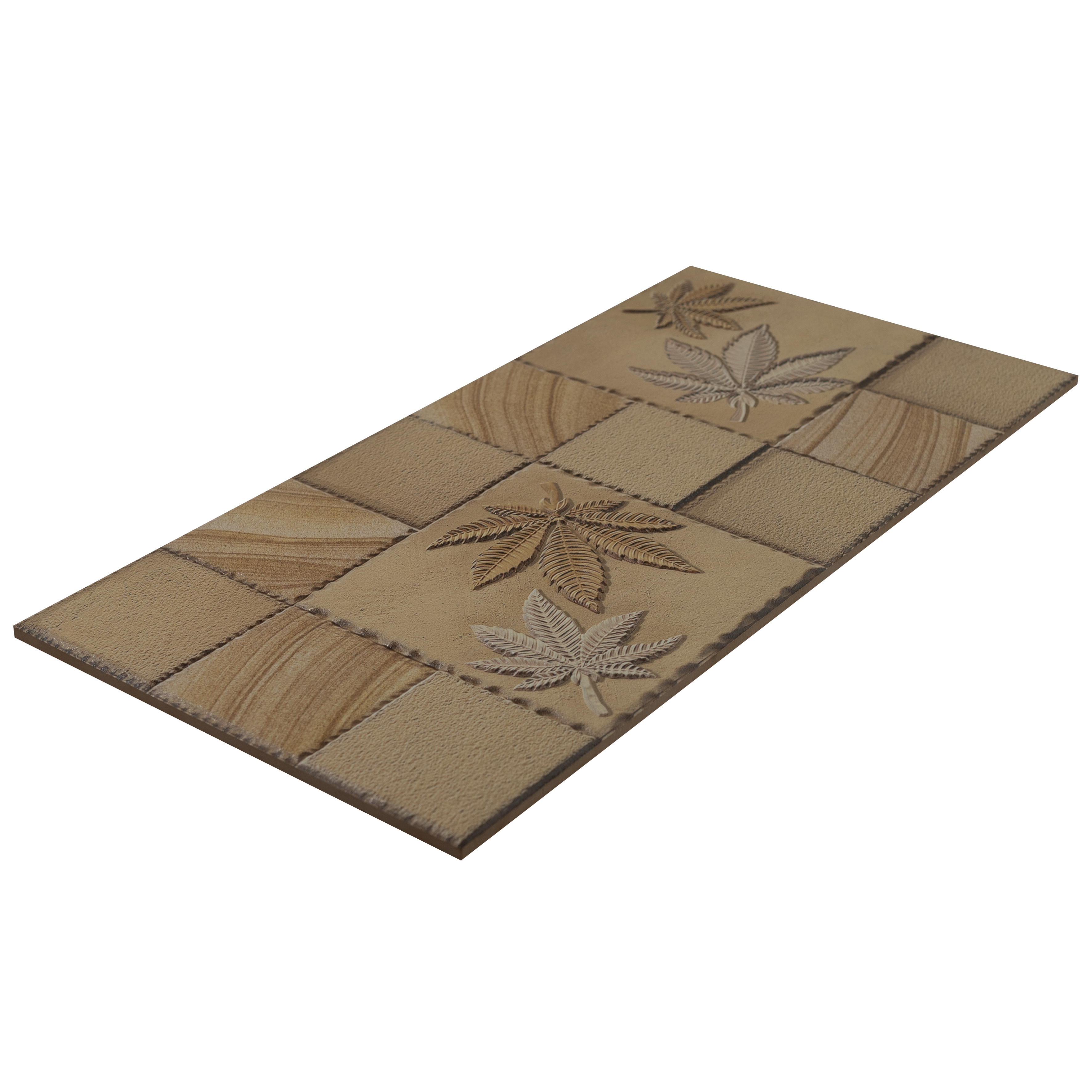 TL 00128 B Oyster Beige 2 ft x 1 ft Matte Finish Ceramic High Depth Elevation Wall Tile - 9 mm