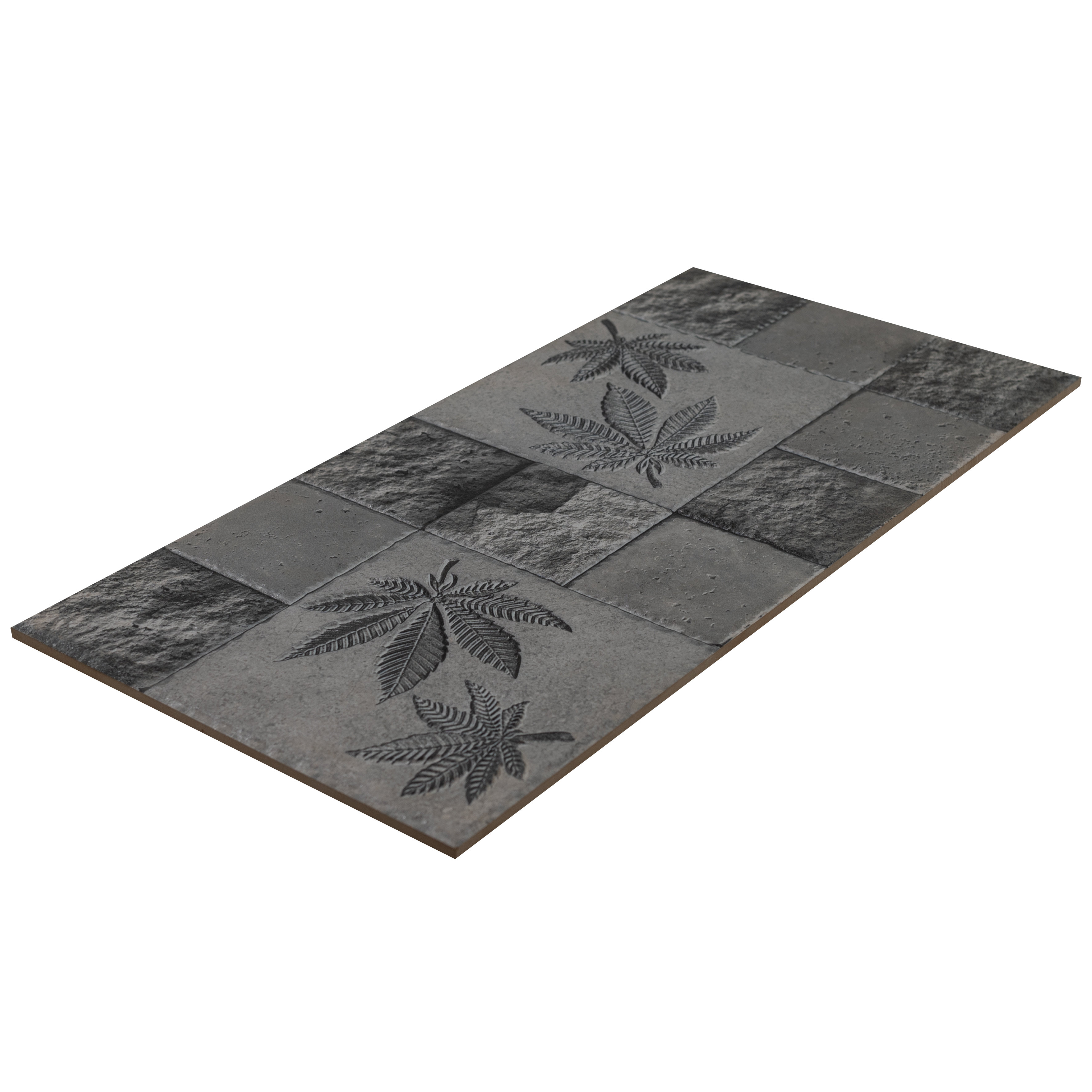 TL 00128 C Foggy Grey 2 ft x 1 ft Matte Finish Ceramic High Depth Elevation Wall Tile - 9 mm