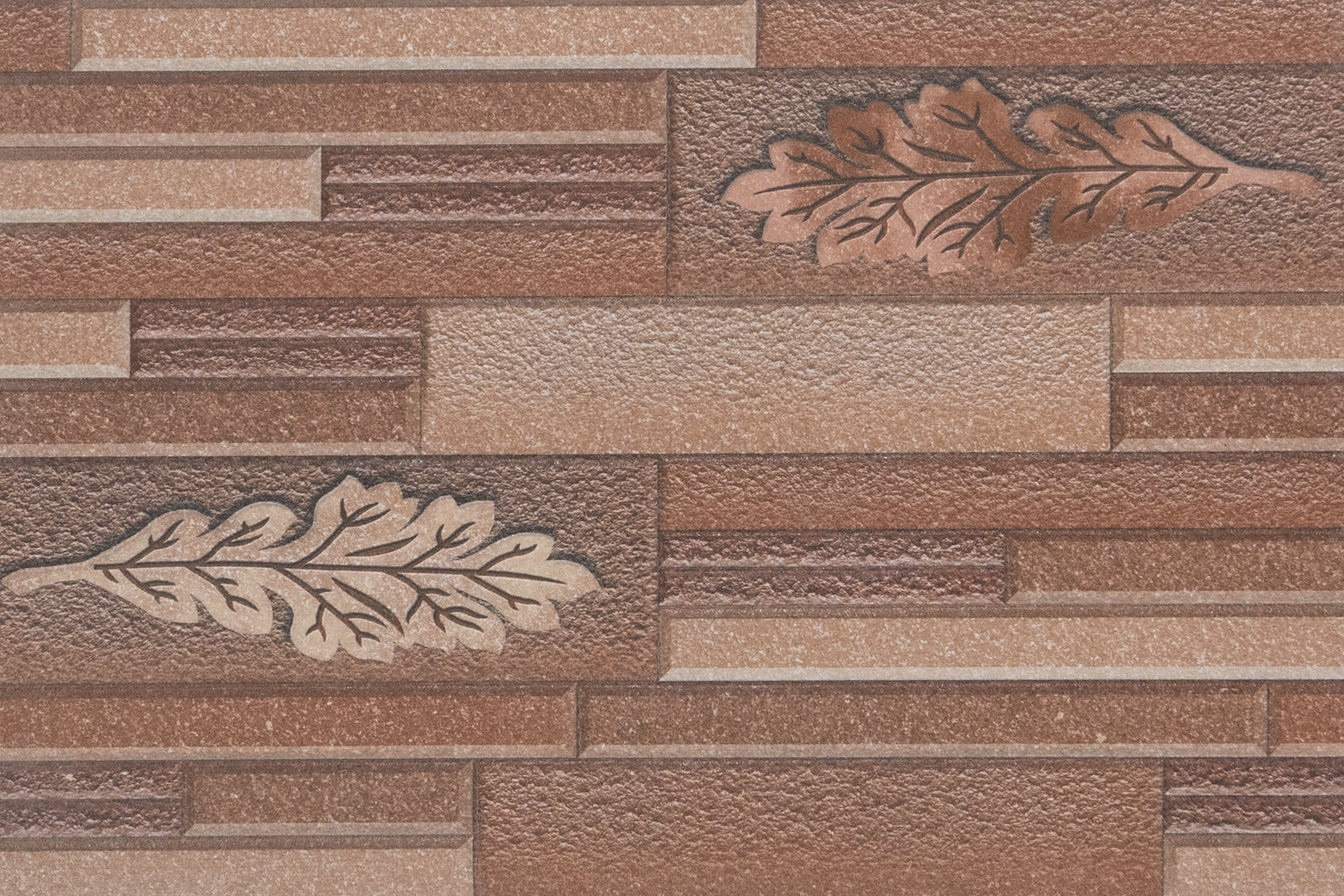 TL 00118 B Coffee Brown 18 x 12 inch Matte Finish Ceramic High Depth Elevation Wall Tile - 8 mm