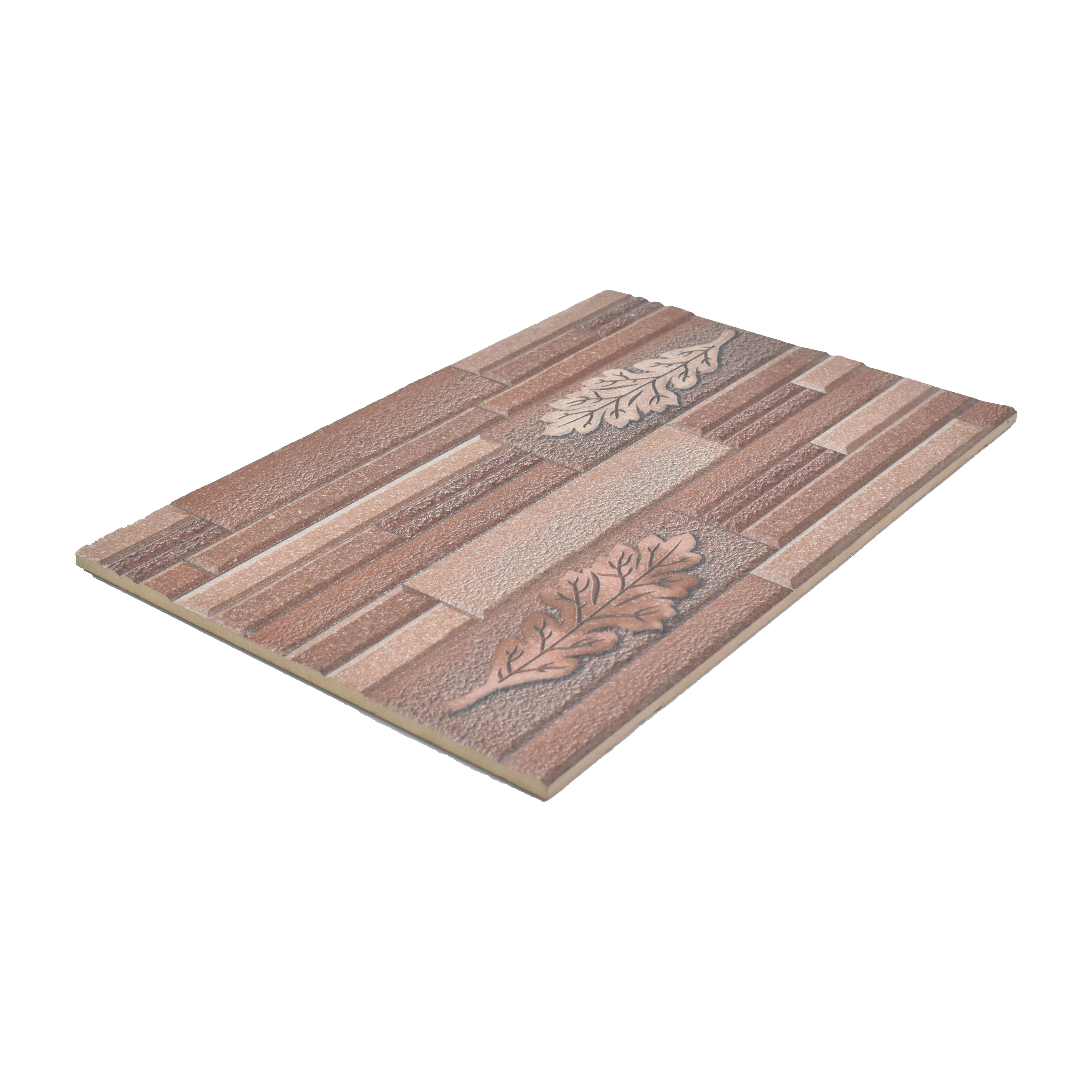 TL 00118 B Coffee Brown 18 x 12 inch Matte Finish Ceramic High Depth Elevation Wall Tile - 8 mm