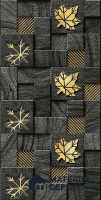 TL 00113 A Charcoal Black 18 x 12 inch Matte Finish Ceramic High Depth Elevation Wall Tile - 8 mm