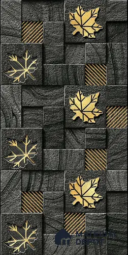 TL 00113 A Charcoal Black 18 x 12 inch Matte Finish Ceramic High Depth Elevation Wall Tile - 8 mm