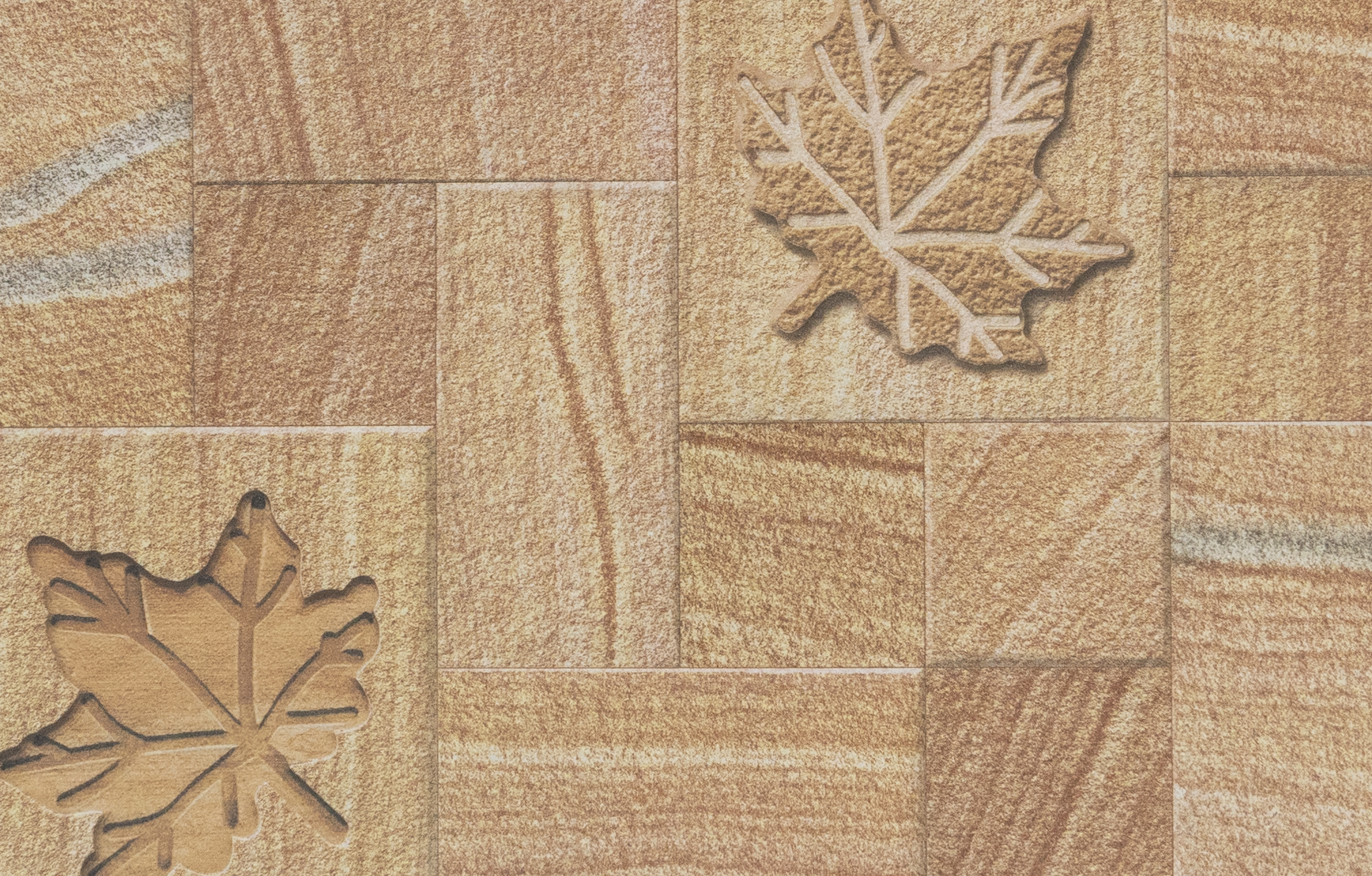 TL 00113 B Caramel Beige 18 x 12 inch Matte Finish Ceramic High Depth Elevation Wall Tile - 8 mm