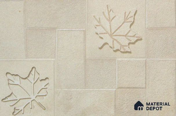 TL 00113 C Marshmallow Cream 18 x 12 inch Matte Finish Ceramic High Depth Elevation Wall Tile - 8 mm