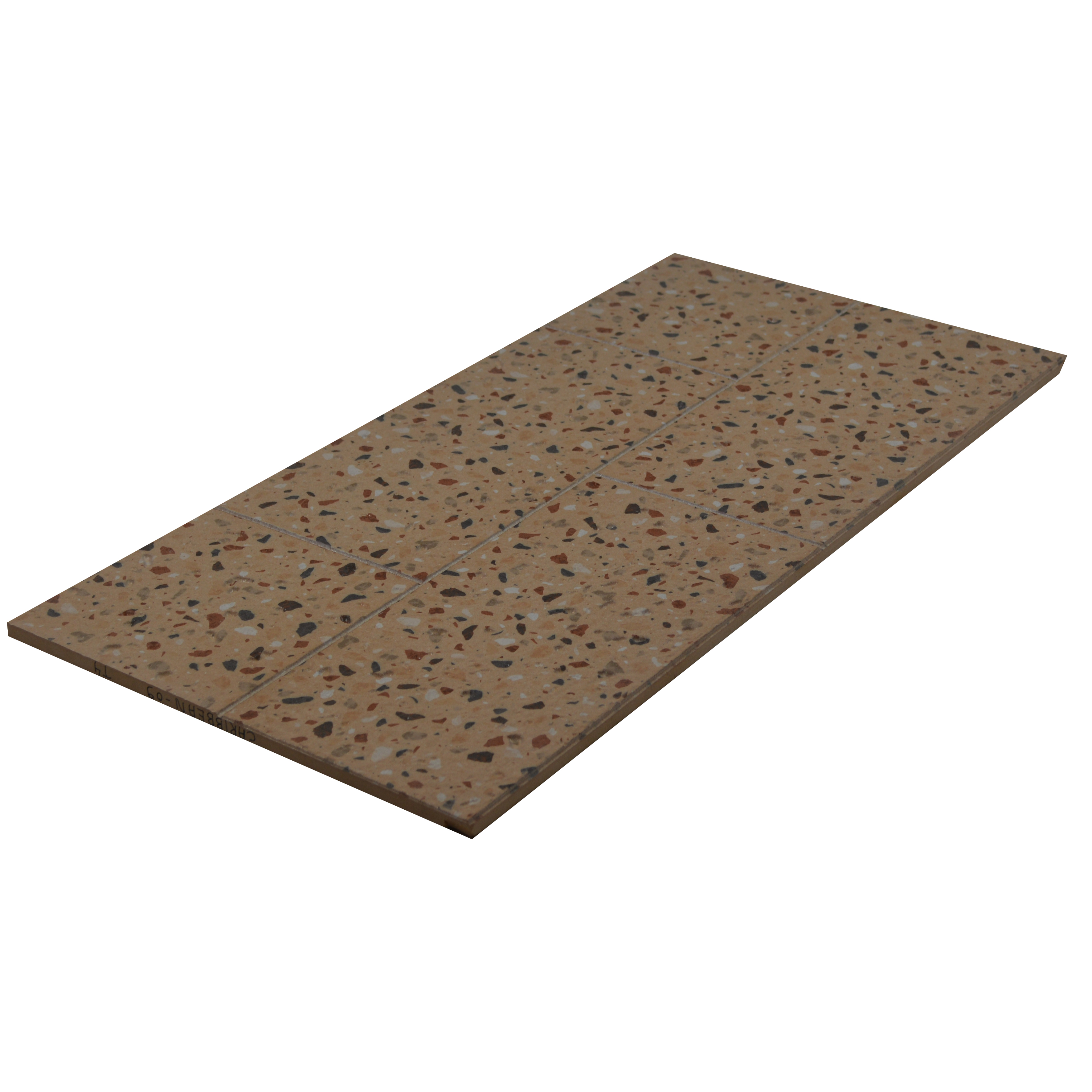 Terrazzo Elevation Wall Tile TL 00125 B Sandy Beige 2 ft x 1 ft Matte Finish Ceramic High Depth Tile - 9 mm