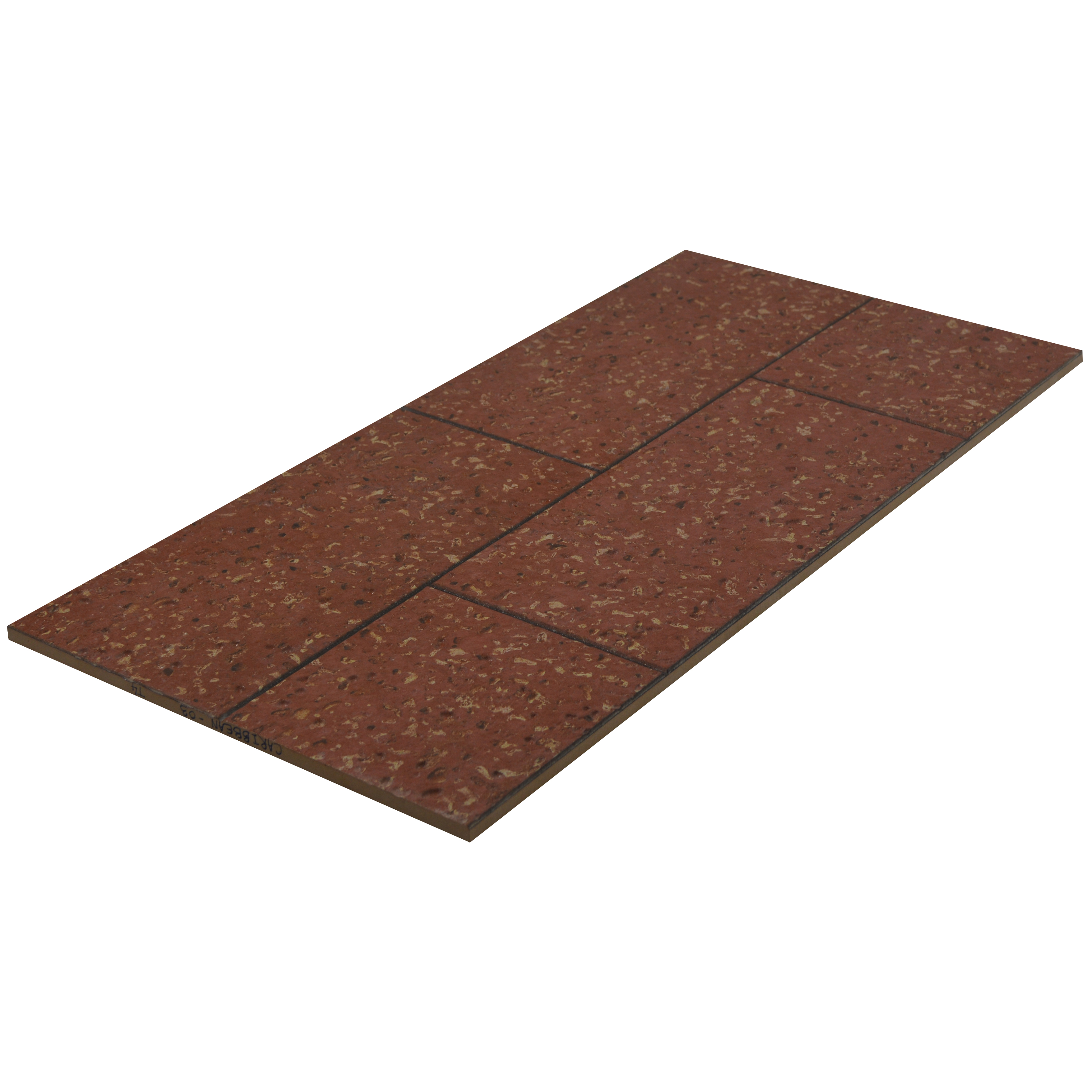 Brick Elevation Wall Tile TL 00125 A Chocolate Brown 2 ft x 1 ft Matte Finish Ceramic High Depth Tile - 9 mm