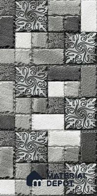 TL 00110 C Slate Grey 18 x 12 inch Matte Finish Ceramic High Depth Elevation Wall Tile - 8 mm