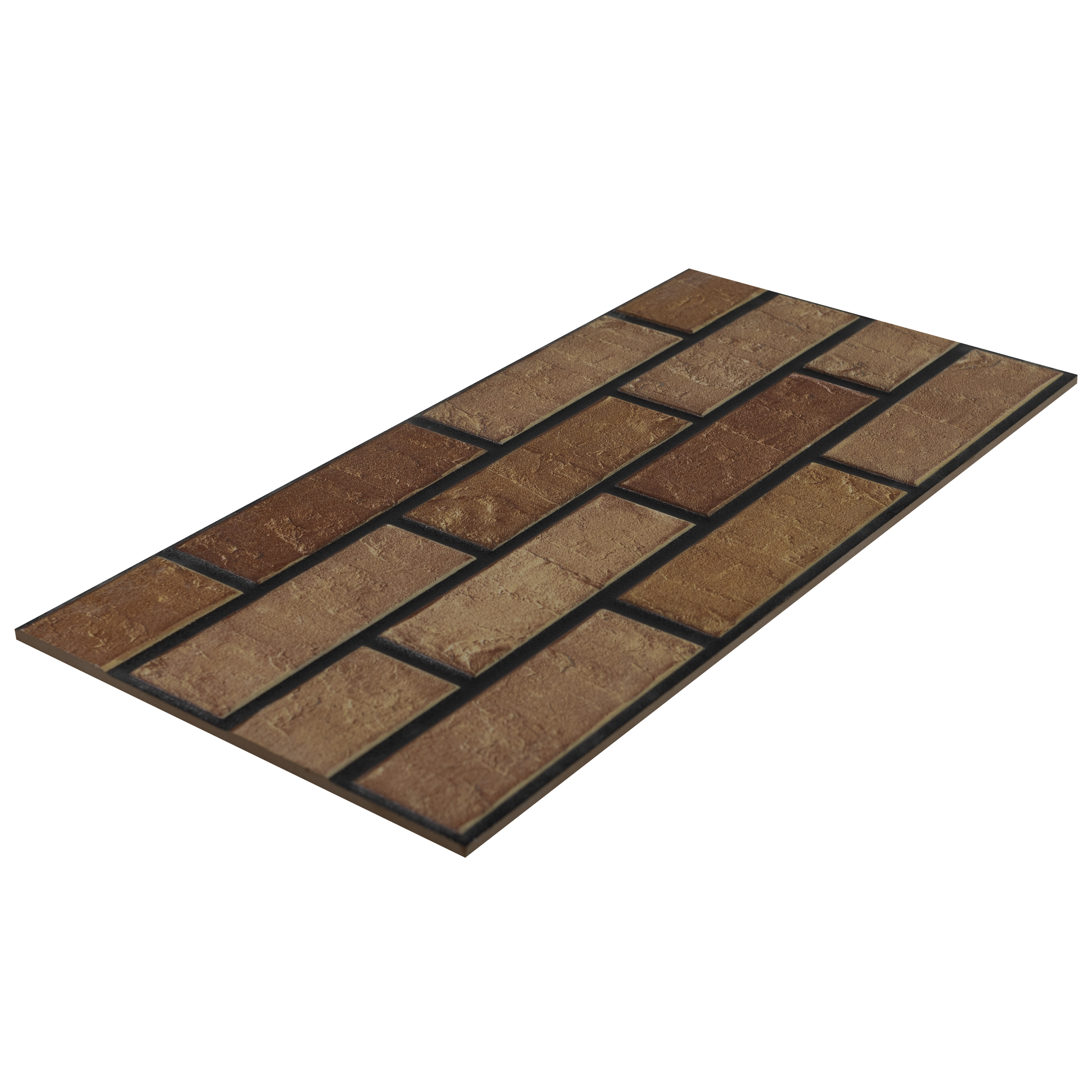 TL 00134 Earth Brown 2 ft x 1 ft Matte Finish Ceramic High Depth Elevation Wall Tile - 9 mm