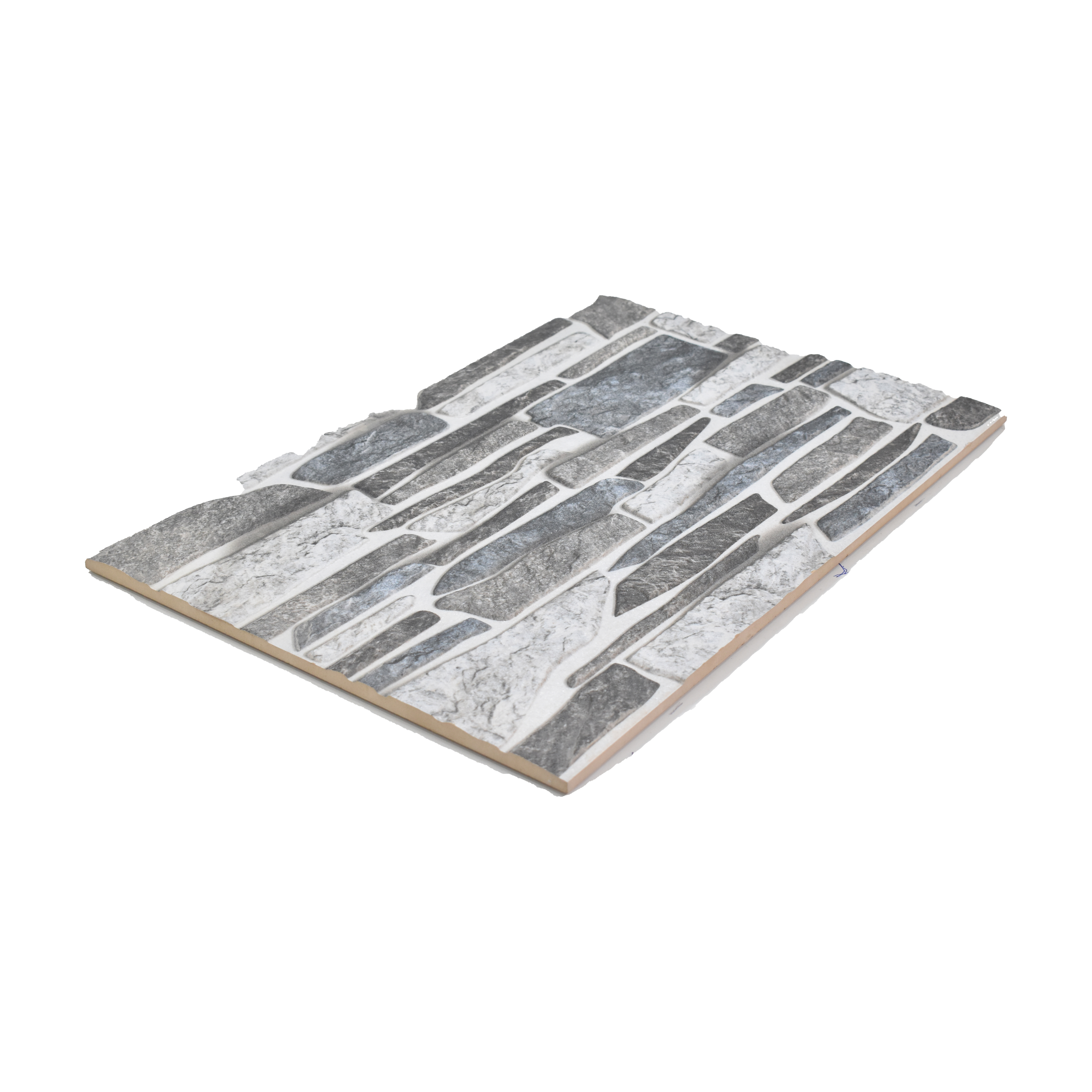TL 00115 Foggy Grey 18 x 12 inch Matte Finish Ceramic High Depth Elevation Wall Tile - 8 mm