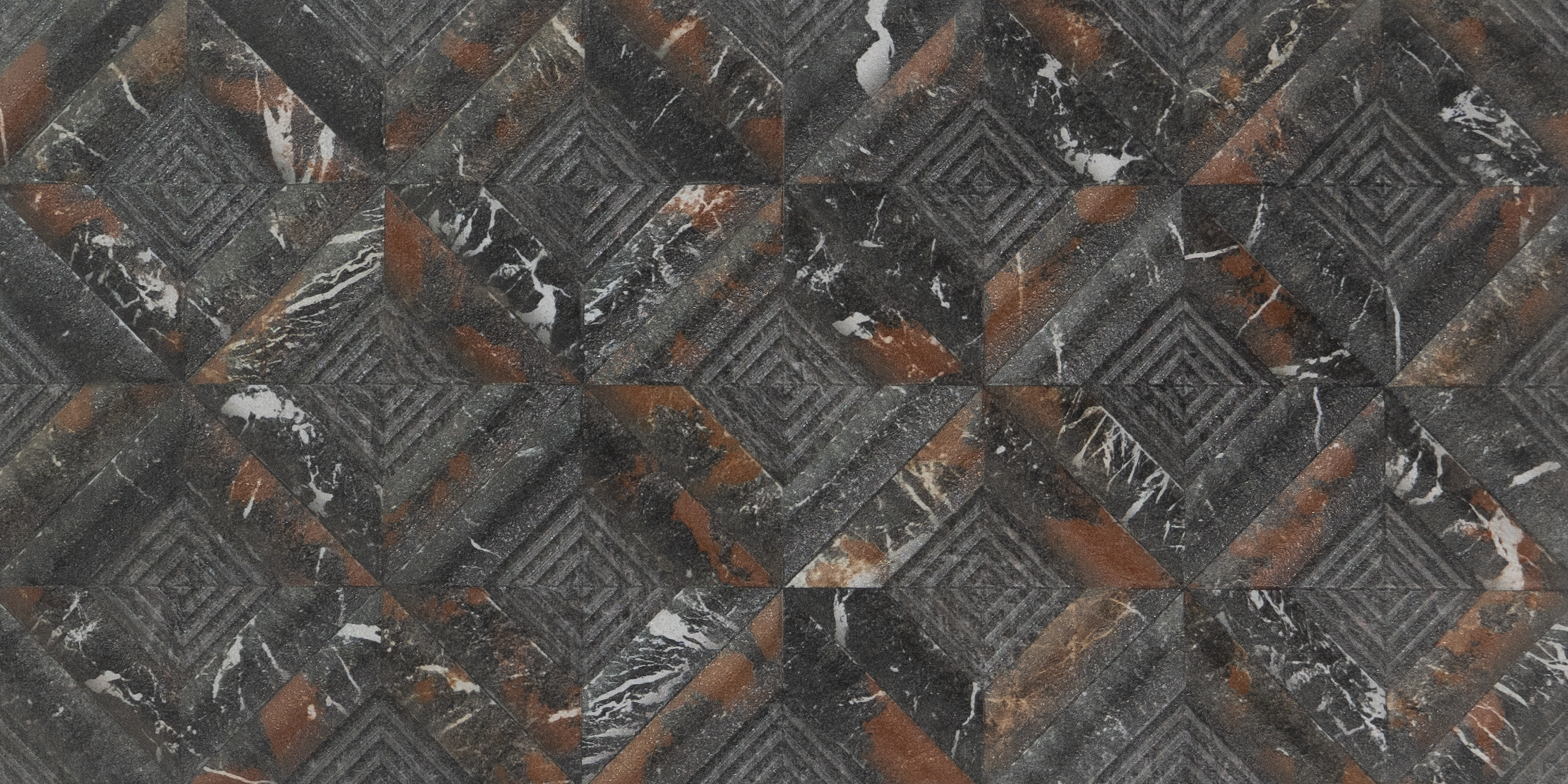 TL 00136 Graphite Grey 2 ft x 1 ft Matte Finish Ceramic High Depth Elevation Wall Tile - 9 mm