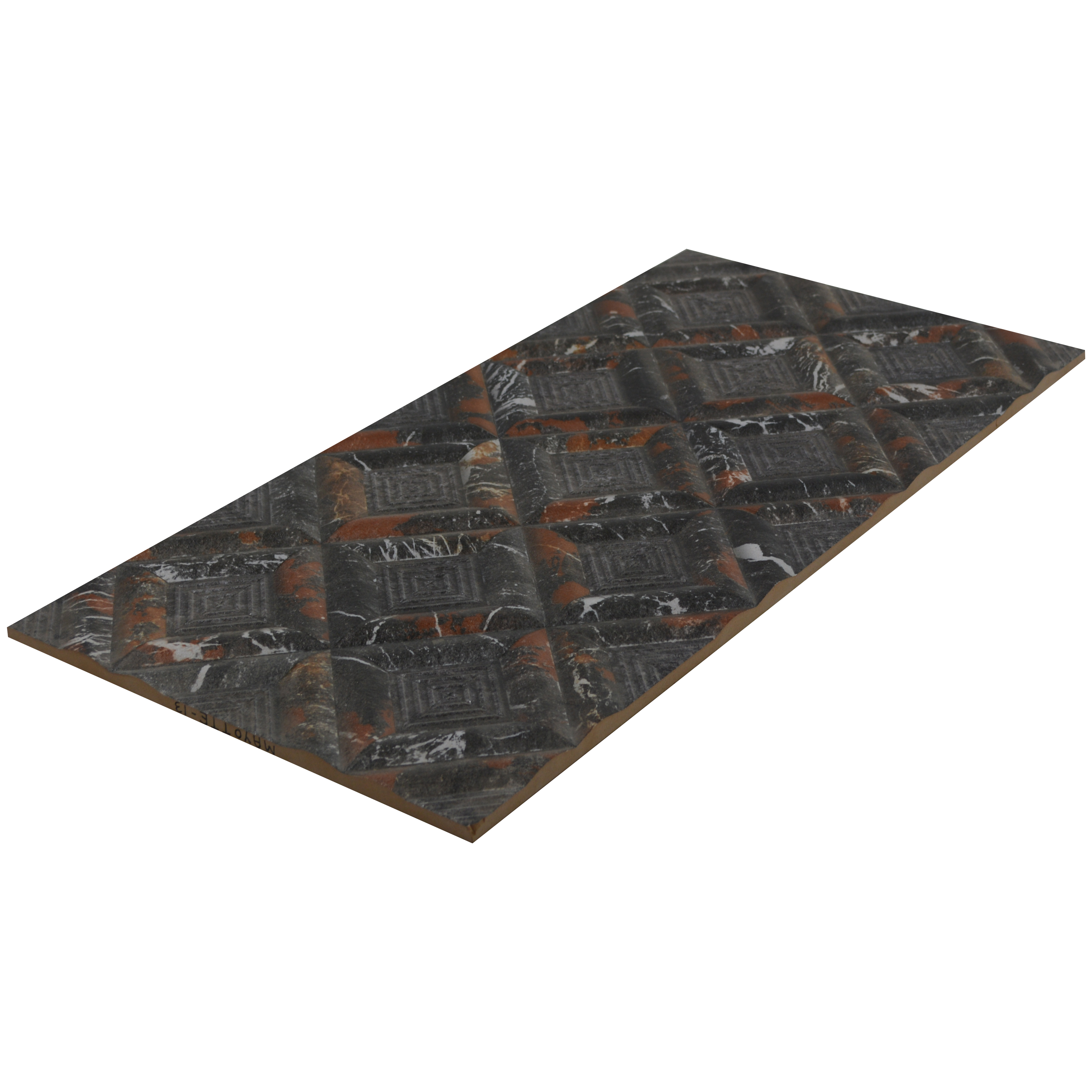 TL 00136 Graphite Grey 2 ft x 1 ft Matte Finish Ceramic High Depth Elevation Wall Tile - 9 mm
