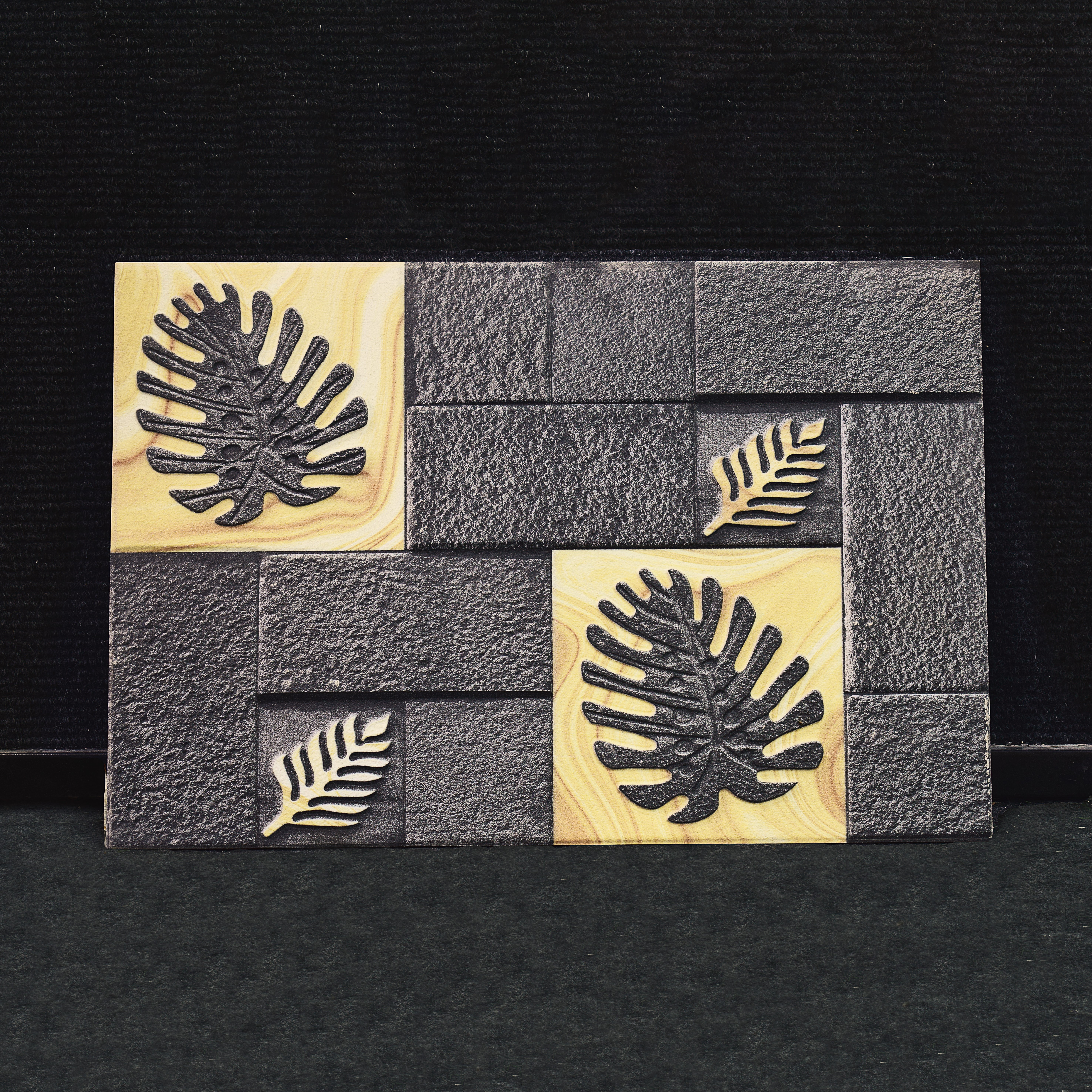 TL 00116 Grayscale Grey 18 x 12 inch Matte Finish Ceramic High Depth Elevation Wall Tile - 8 mm