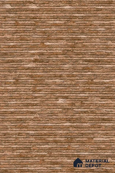 TL 00140 C Cocoa Brown 2 ft x 1 ft Matte Finish Ceramic High Depth Elevation Wall Tile - 9 mm