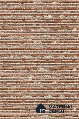 TL 00140 B Coffee Brown 2 ft x 1 ft Matte Finish Ceramic High Depth Elevation Wall Tile - 9 mm