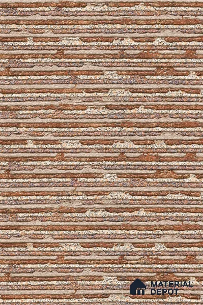 TL 00140 B Coffee Brown 2 ft x 1 ft Matte Finish Ceramic High Depth Elevation Wall Tile - 9 mm