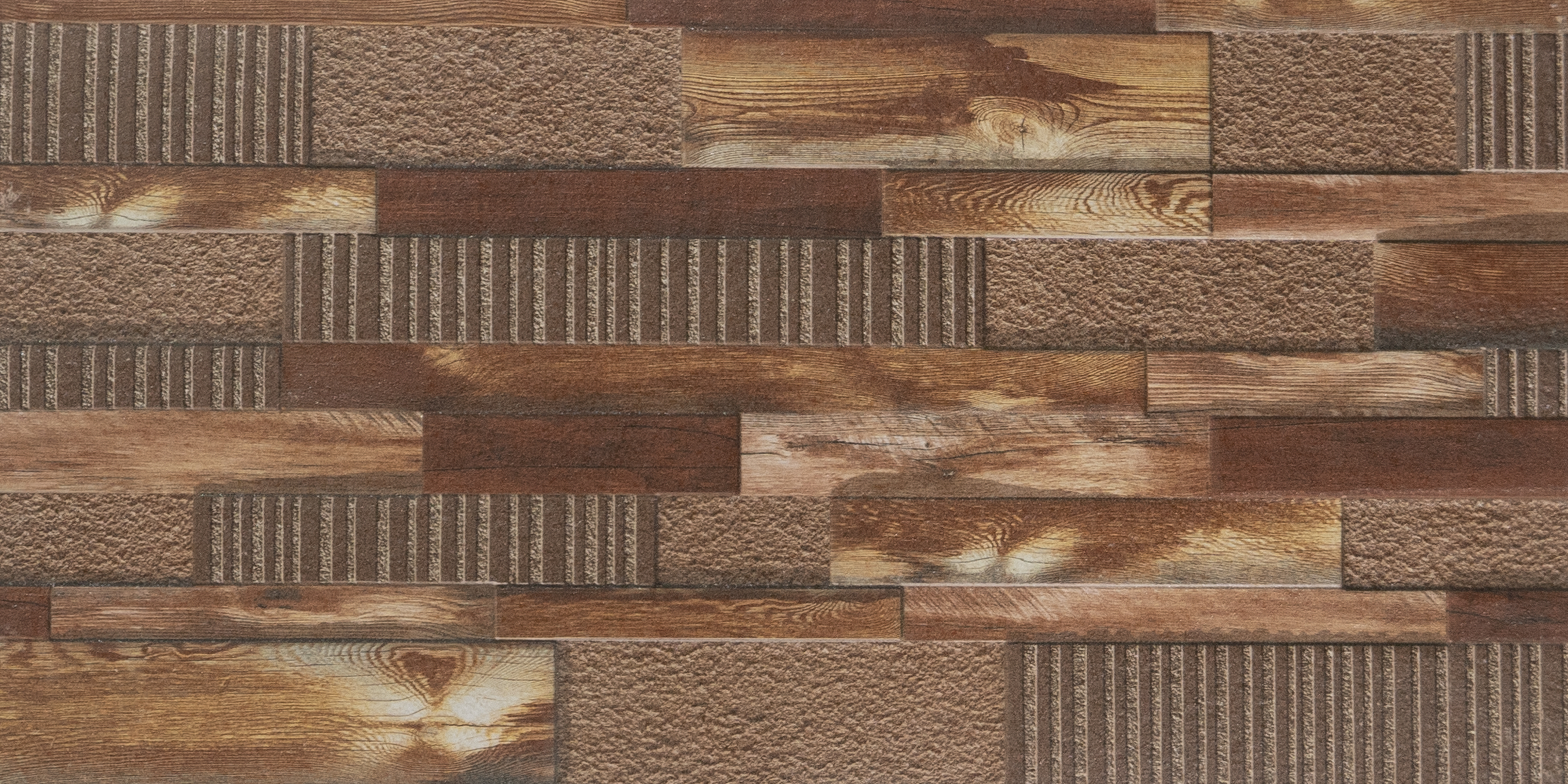 TL 00141 Hazelnut Brown 2 ft x 1 ft Matte Finish Ceramic High Depth Elevation Wall Tile - 9 mm