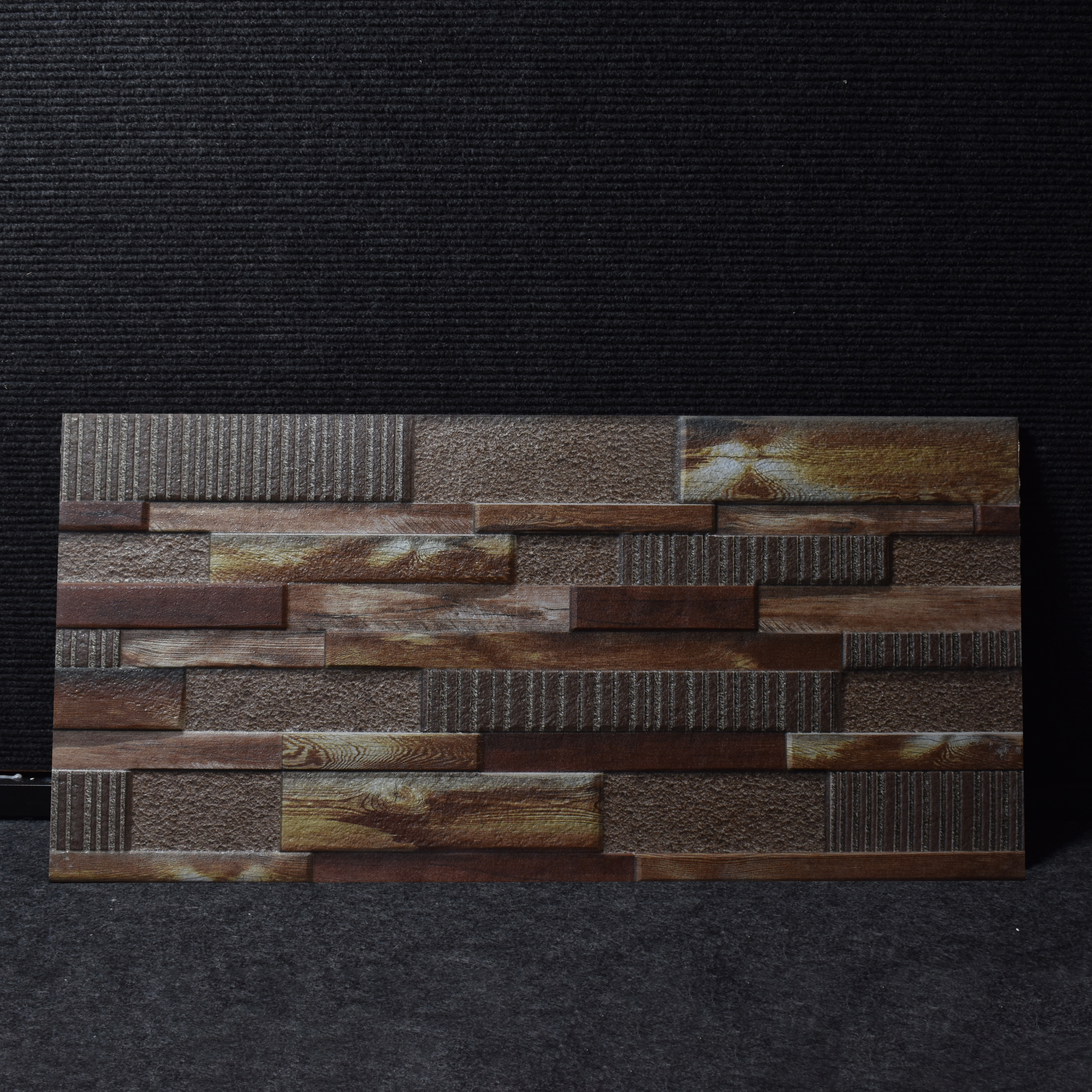 TL 00141 Hazelnut Brown 2 ft x 1 ft Matte Finish Ceramic High Depth Elevation Wall Tile - 9 mm