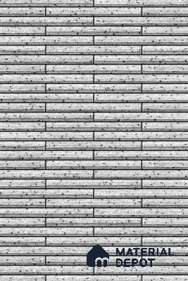 TL 00124 B Greyish White 2 ft x 1 ft Matte Finish Ceramic High Depth Elevation Wall Tile - 9 mm