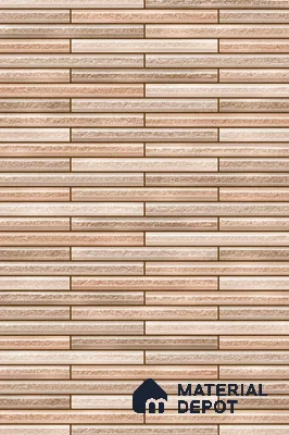 TL 00124 A Latte Beige 2 ft x 1 ft Matte Finish Ceramic High Depth Elevation Wall Tile - 9 mm