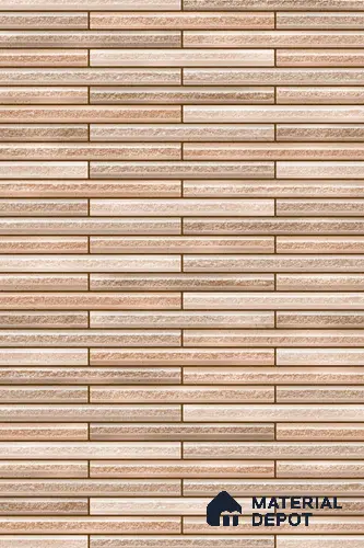 TL 00124 A Latte Beige 2 ft x 1 ft Matte Finish Ceramic High Depth Elevation Wall Tile - 9 mm