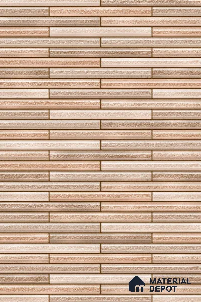 TL 00124 A Latte Beige 2 ft x 1 ft Matte Finish Ceramic High Depth Elevation Wall Tile - 9 mm