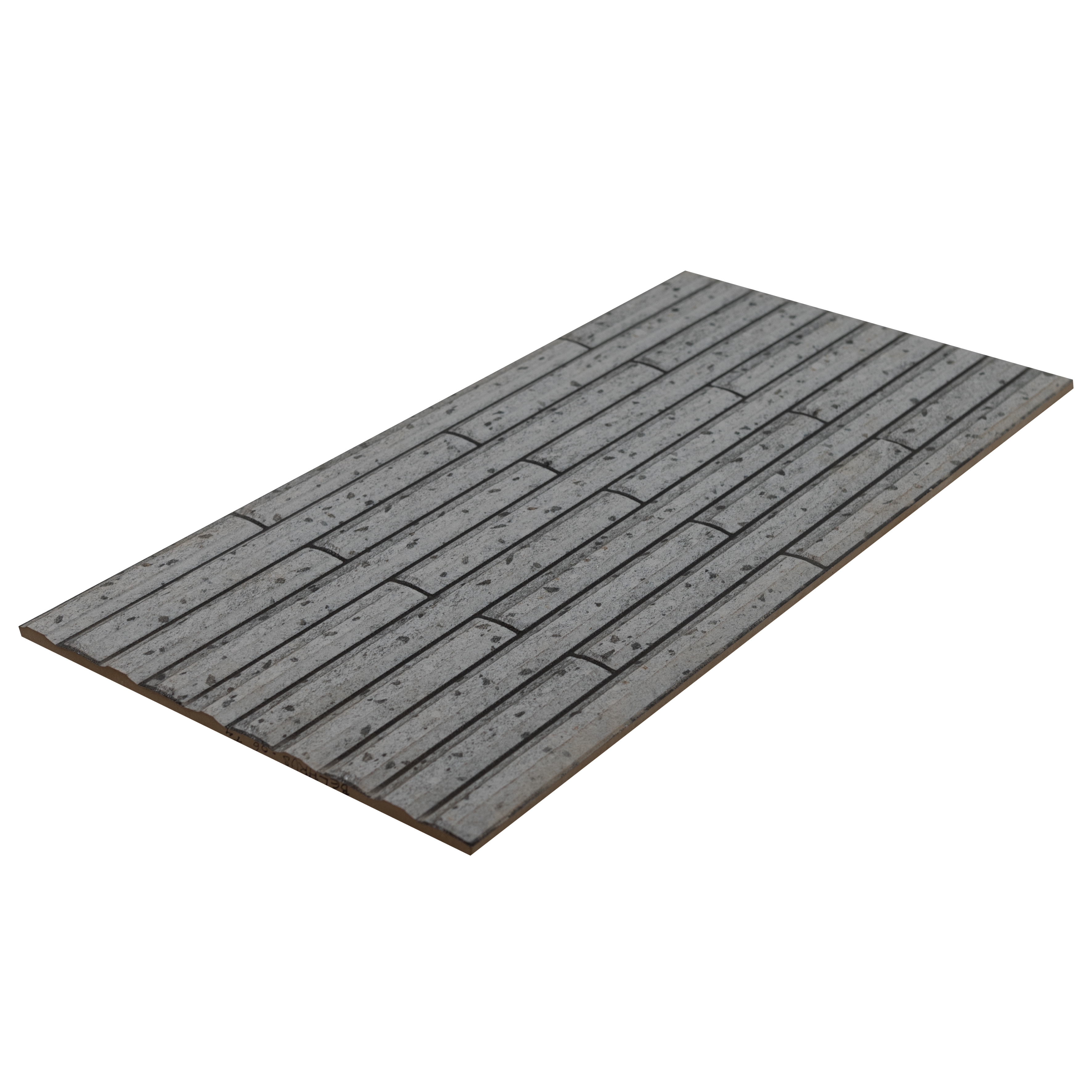 TL 00124 B Greyish White 2 ft x 1 ft Matte Finish Ceramic High Depth Elevation Wall Tile - 9 mm