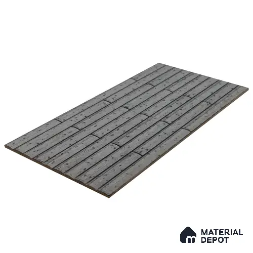 TL 00124 B Greyish White 2 ft x 1 ft Matte Finish Ceramic High Depth Elevation Wall Tile - 9 mm